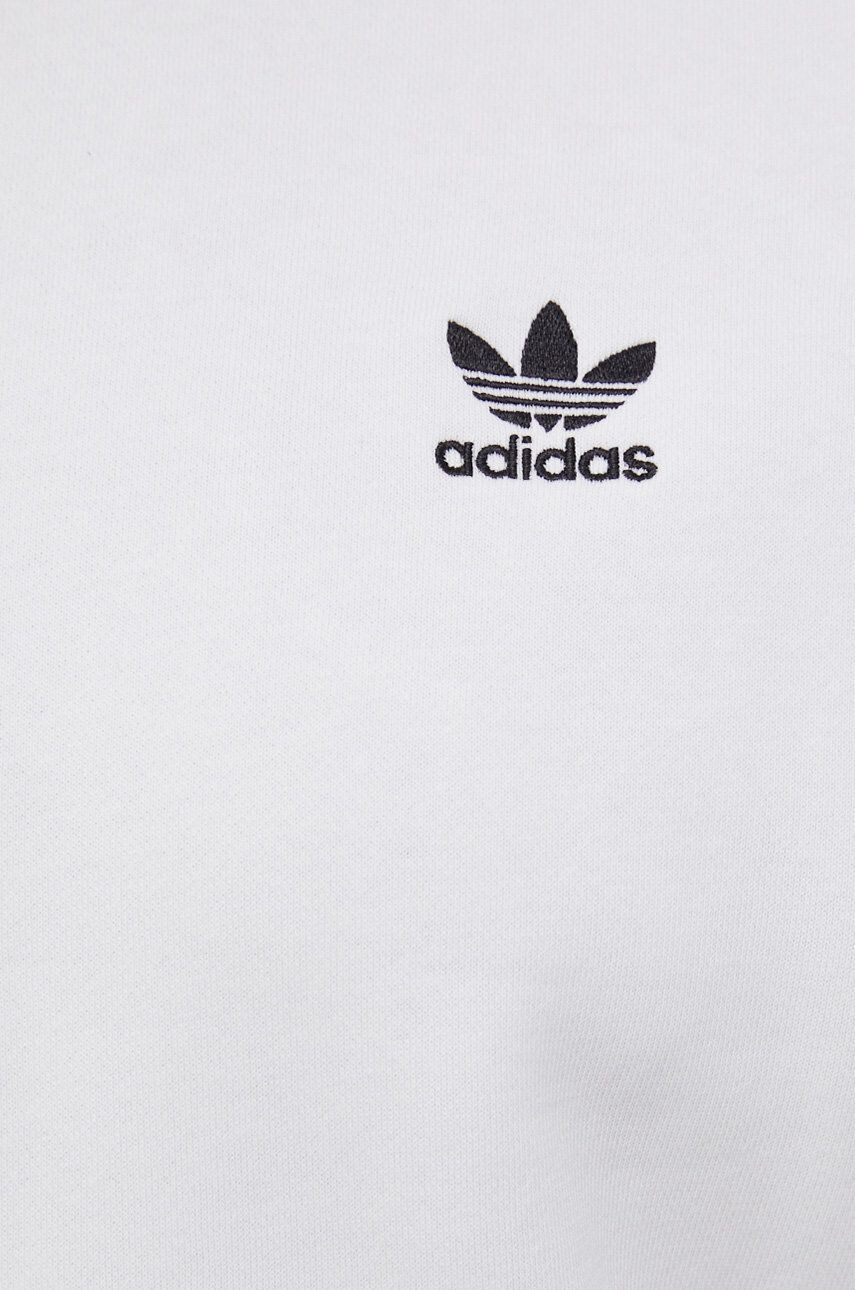 adidas Originals Bluză HE9483 bărbați culoarea alb material neted - Pled.ro