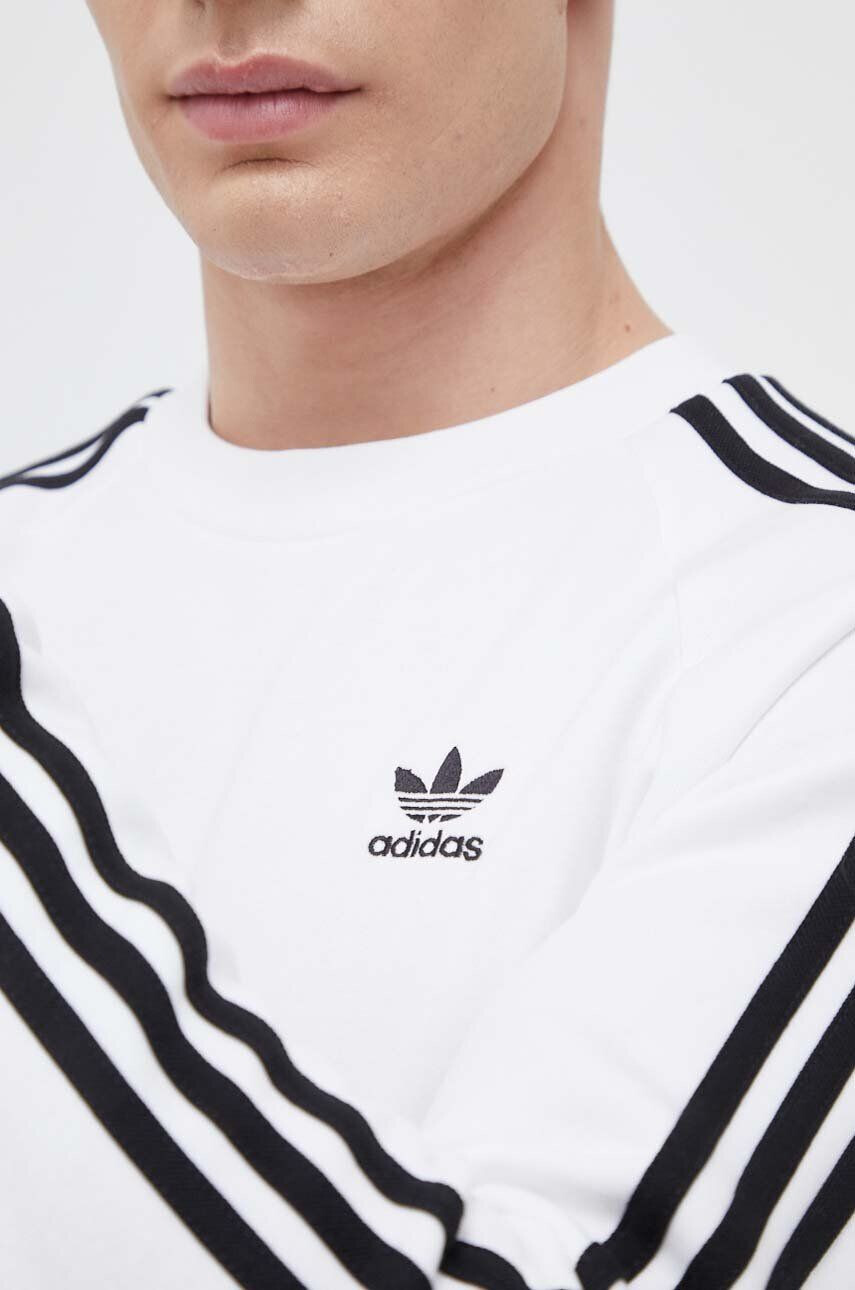 adidas Originals bluză barbati culoarea alb cu imprimeu IA4862-WHITE - Pled.ro