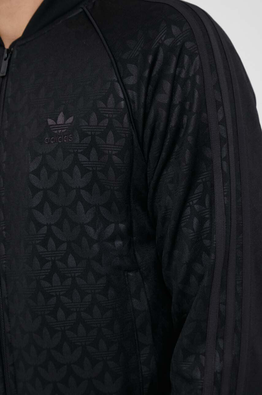 adidas Originals bluza barbati culoarea negru neted - Pled.ro