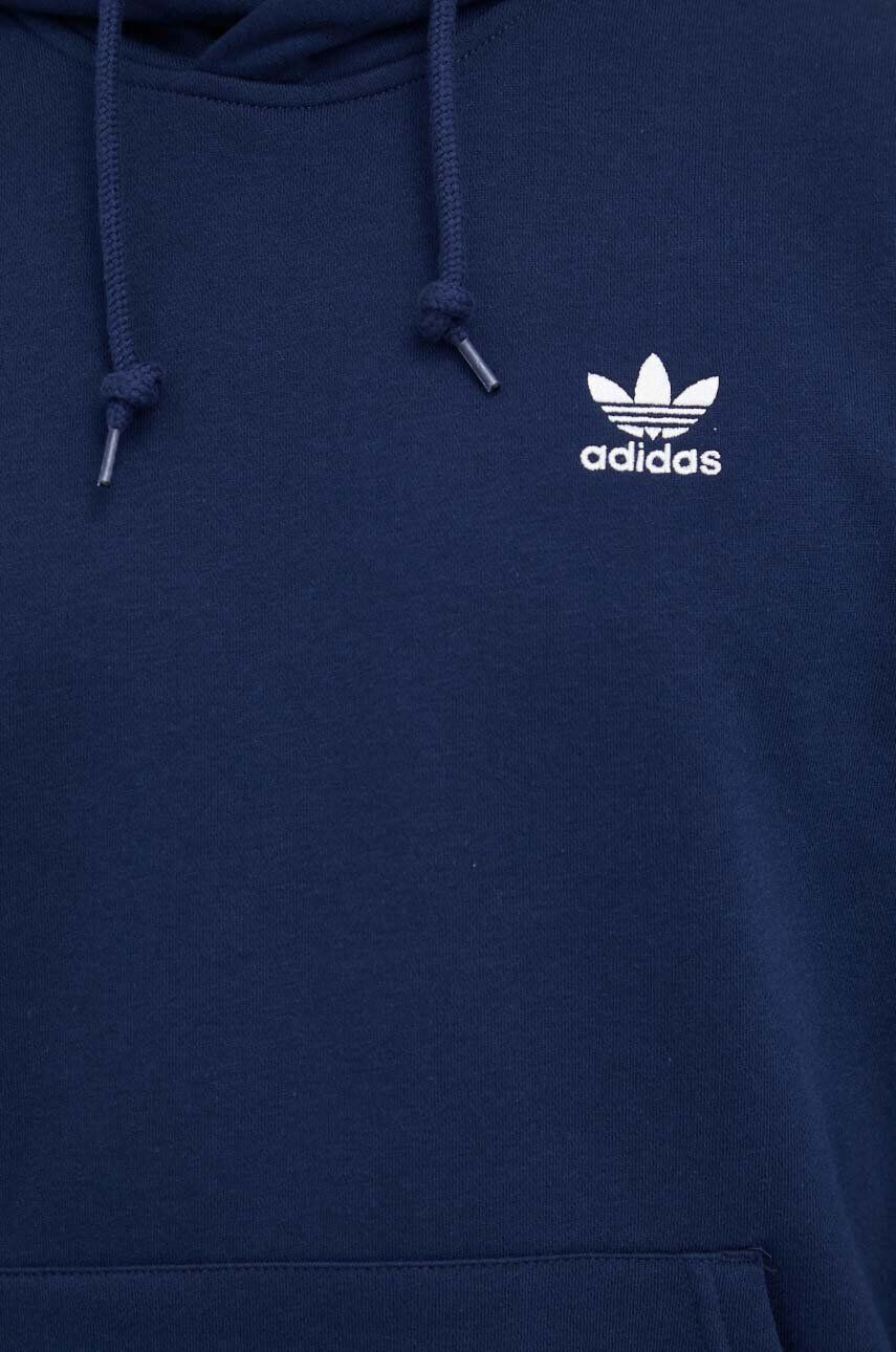 adidas Originals bluza barbati culoarea albastru marin cu glugă modelator - Pled.ro