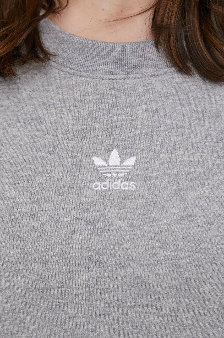 adidas Originals bluza Adicolor barbati culoarea rosu cu imprimeu - Pled.ro