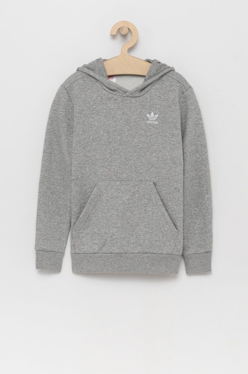 adidas Originals bluza copii culoarea albastru marin cu imprimeu - Pled.ro