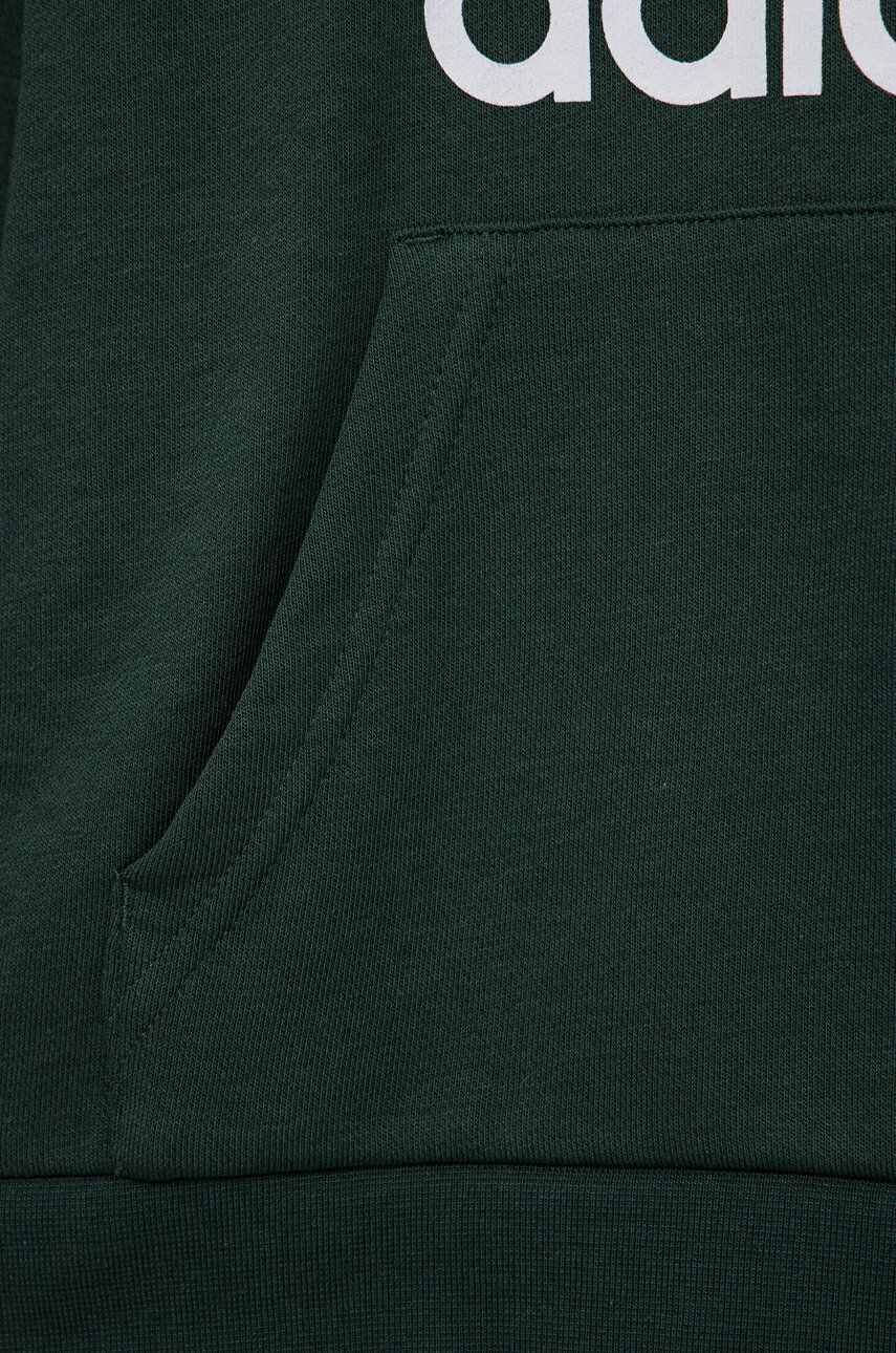 adidas Originals bluza copii culoarea verde cu imprimeu - Pled.ro