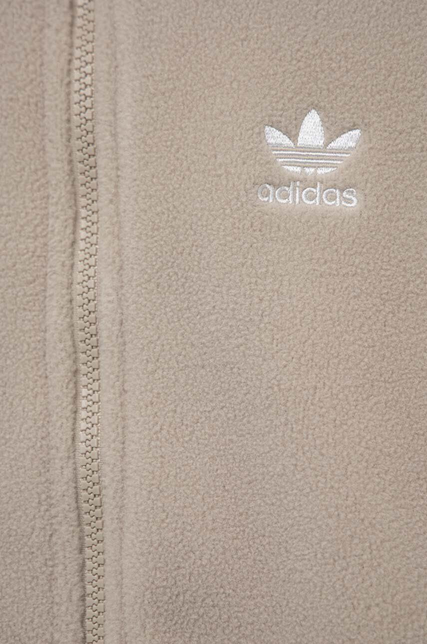 adidas Originals bluza copii culoarea bej - Pled.ro