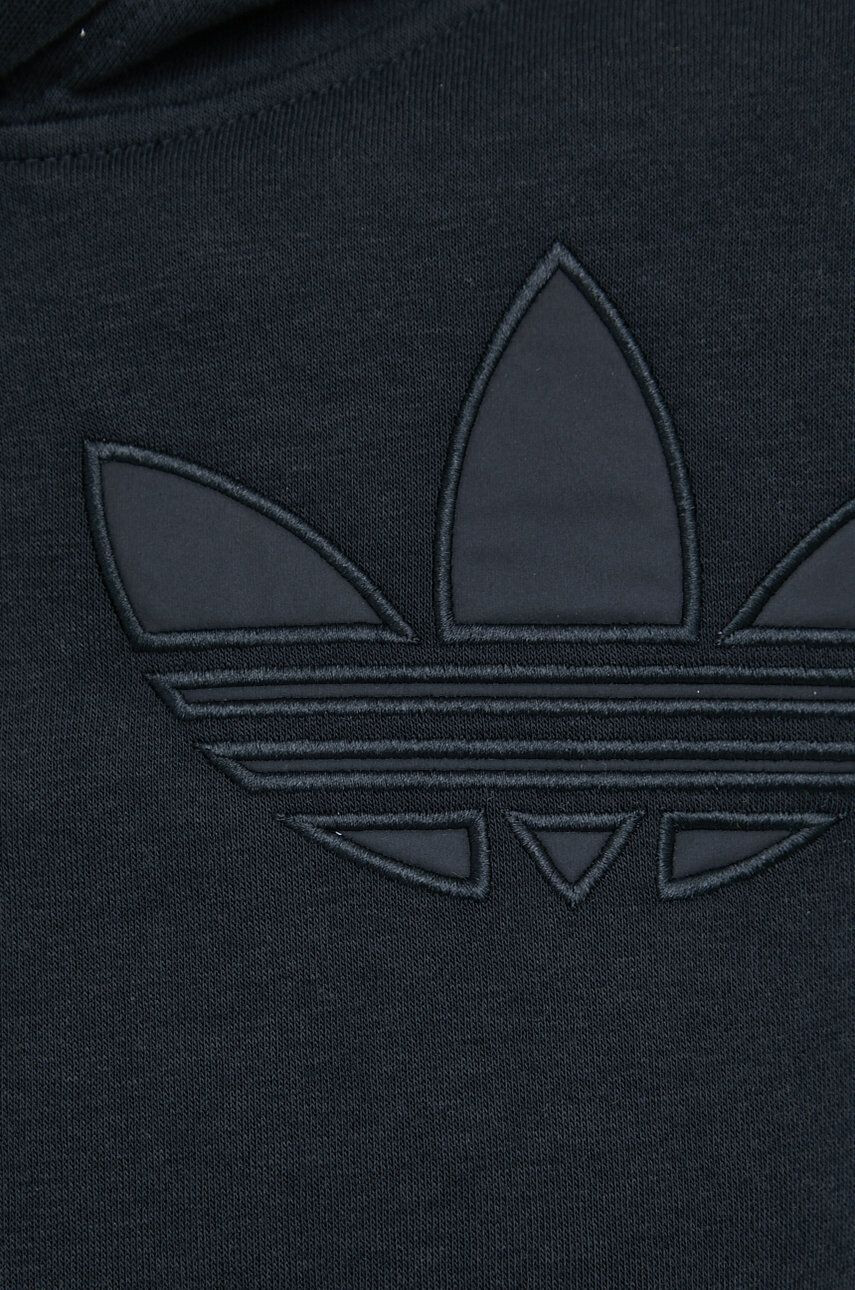 adidas Originals bluza Trefoil Moments HE4732 femei culoarea negru cu imprimeu - Pled.ro