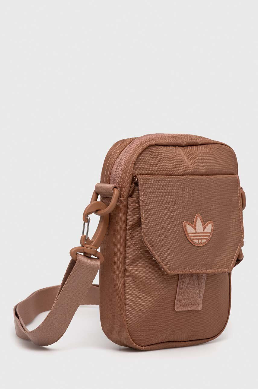 adidas Originals borseta culoarea maro - Pled.ro