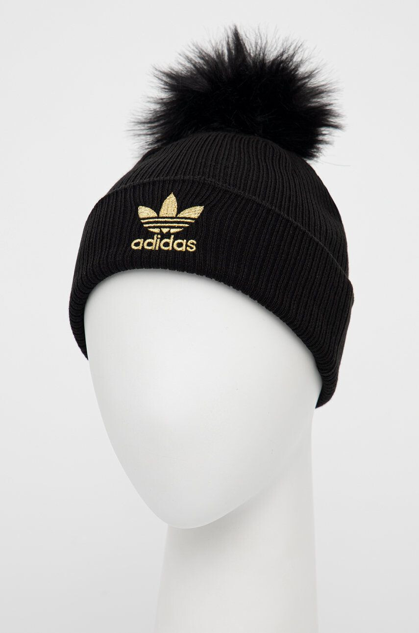 adidas Originals Căciulă H35531 culoarea negru H35531-BLK/METAL - Pled.ro