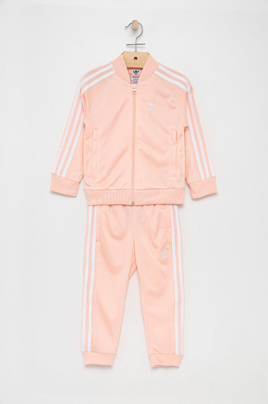 adidas Originals compleu copii culoarea alb - Pled.ro