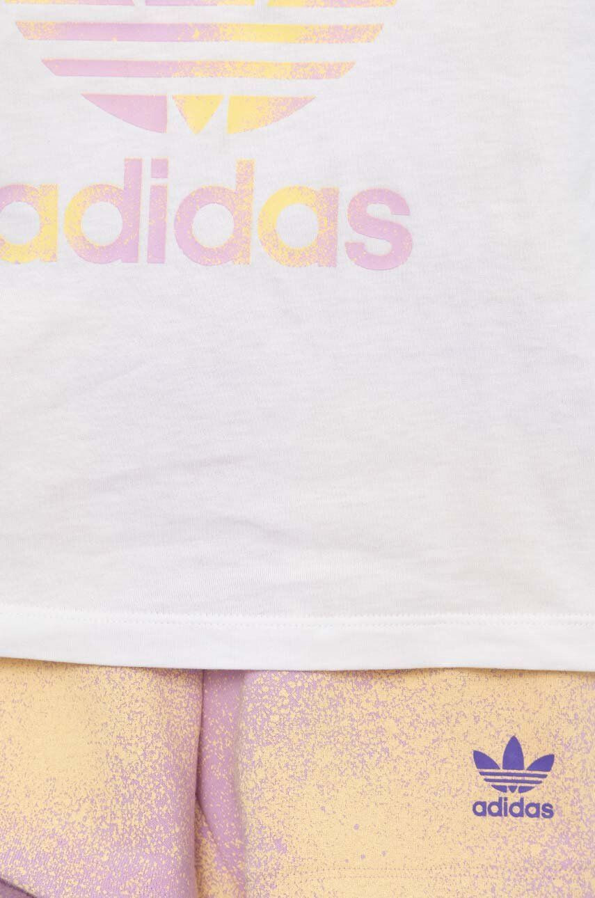 adidas Originals compleu copii culoarea alb - Pled.ro