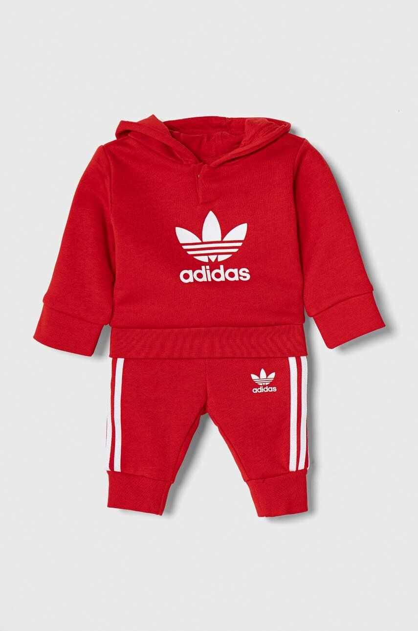 adidas Originals compleu lounge culoarea rosu - Pled.ro