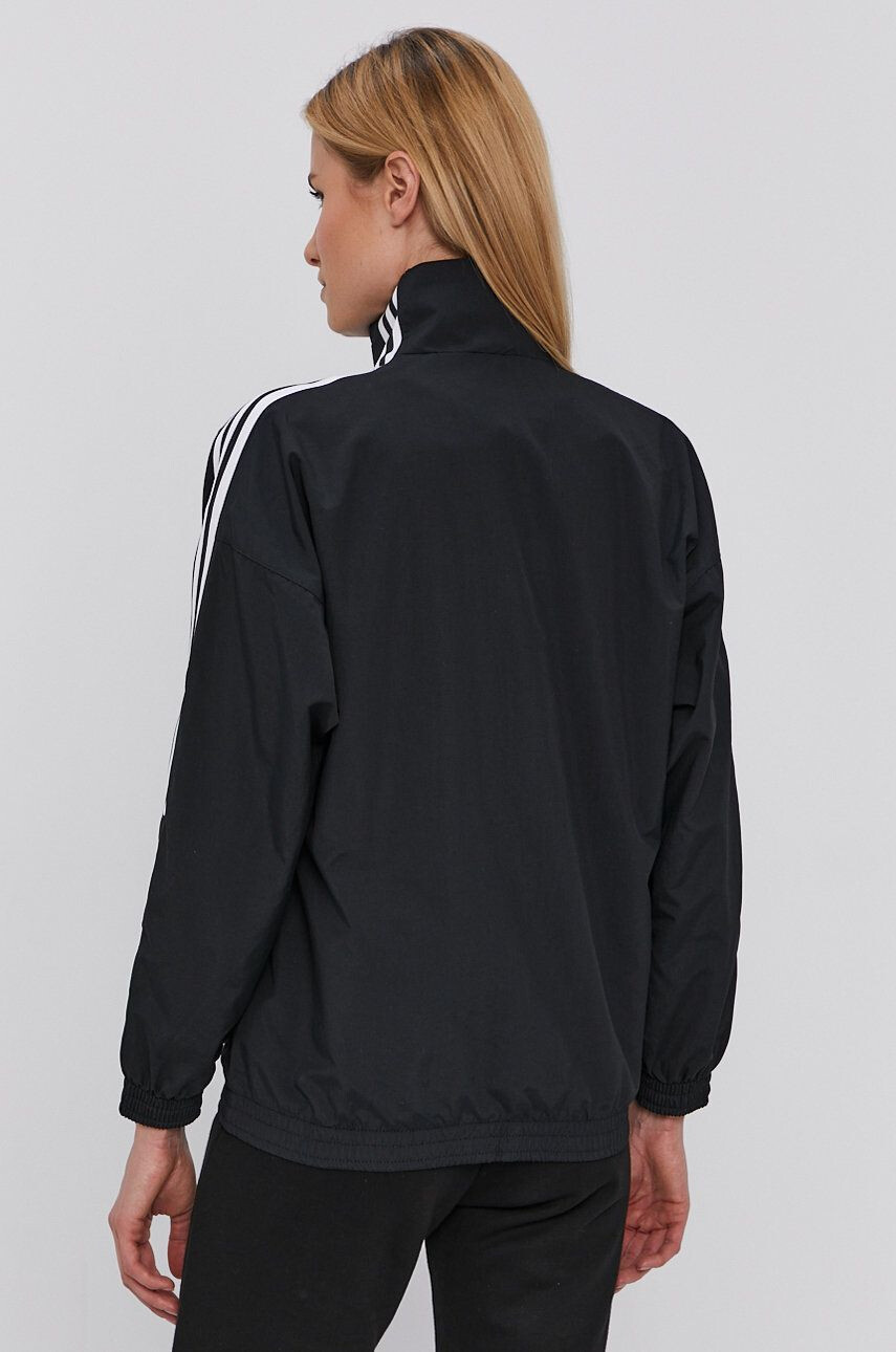 adidas Originals geaca barbati culoarea gri de tranzitie oversize - Pled.ro