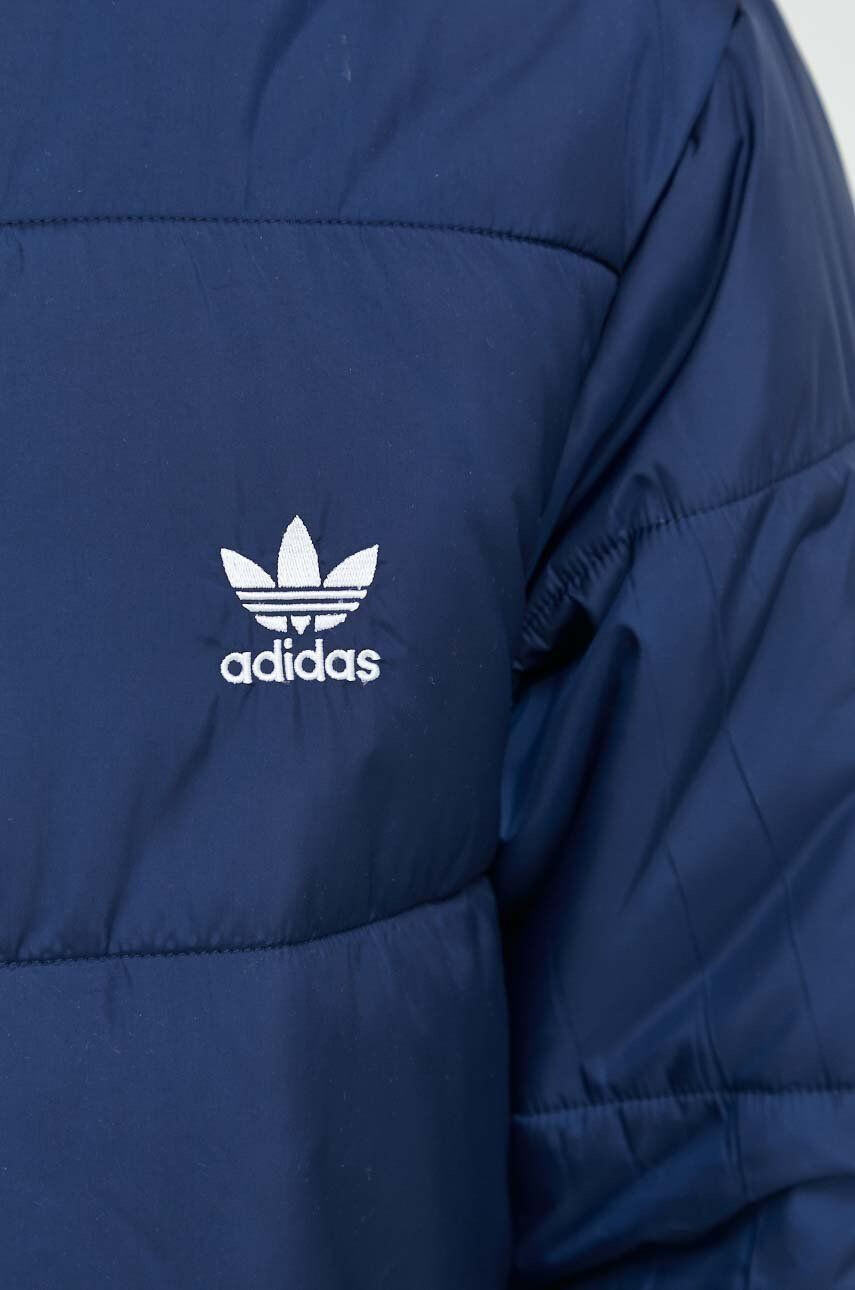 adidas Originals geaca barbati culoarea albastru marin de iarna - Pled.ro