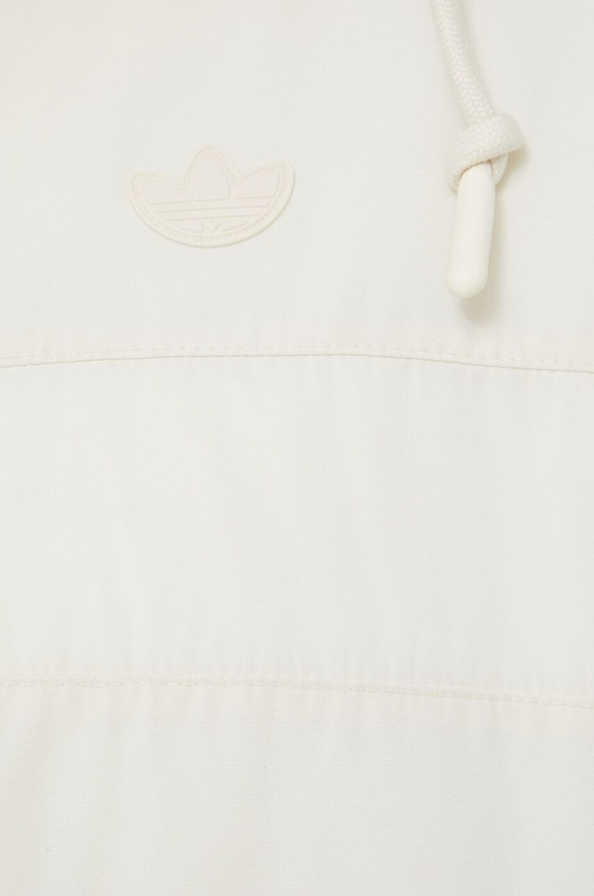 adidas Originals geaca femei culoarea bej de iarna oversize - Pled.ro