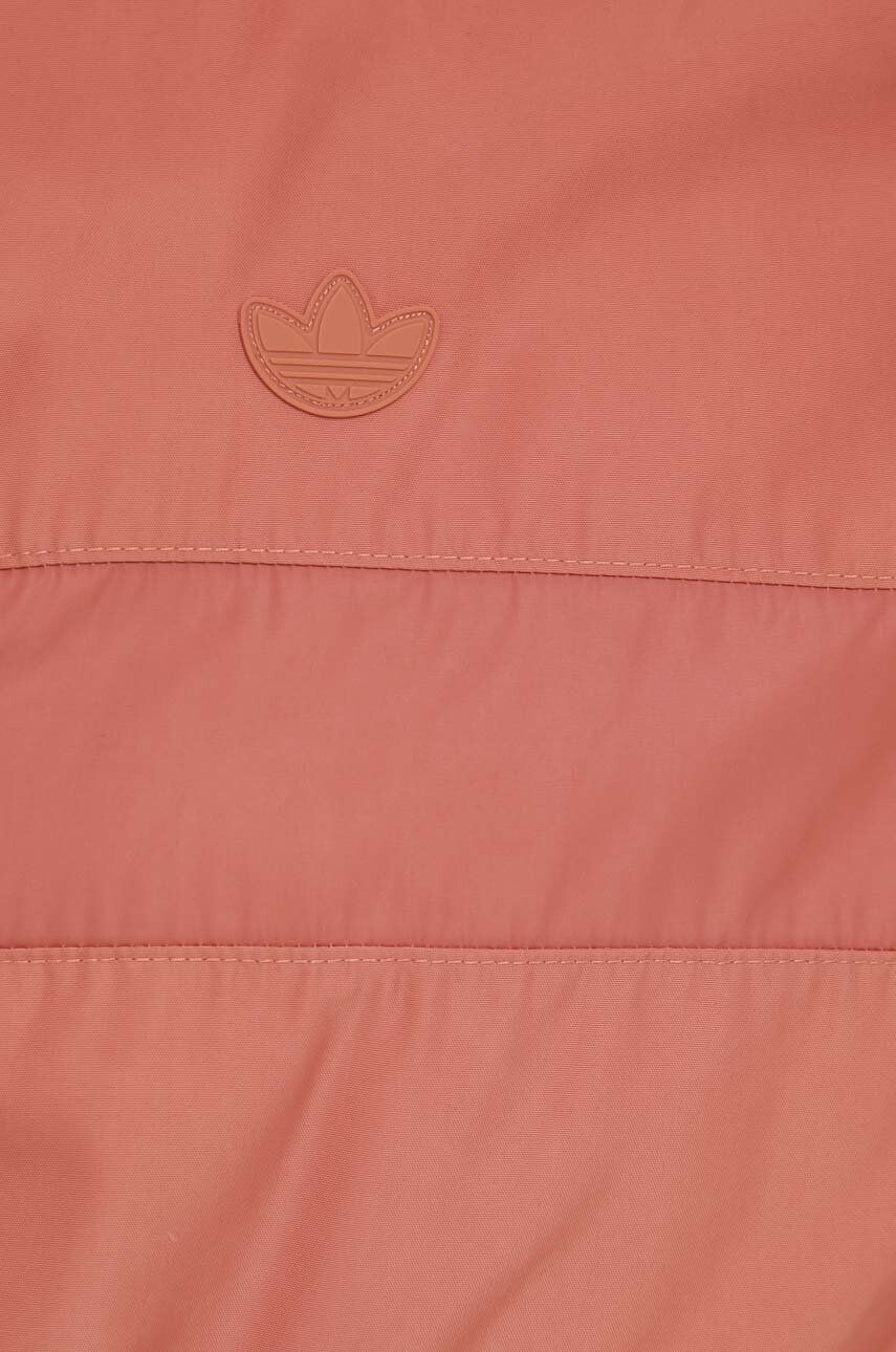 adidas Originals geaca femei culoarea portocaliu de iarna oversize - Pled.ro