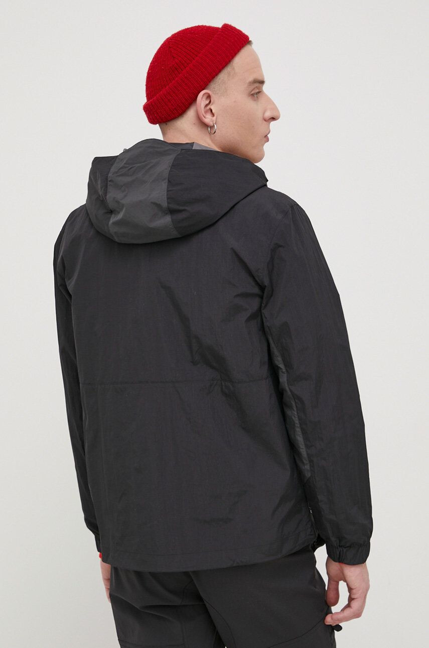 adidas Originals geaca femei culoarea gri de tranzitie oversize - Pled.ro