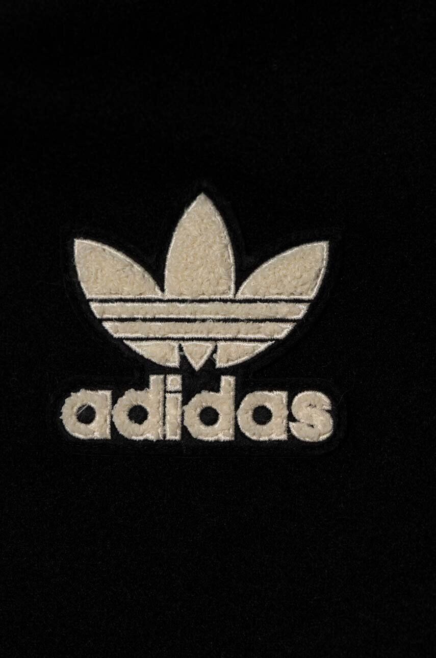 adidas Originals geaca bomber pentru copii culoarea negru - Pled.ro