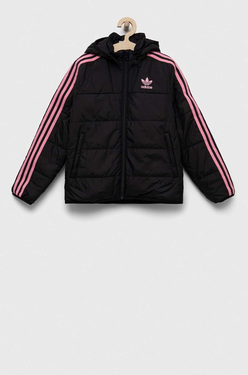 adidas Originals geaca copii culoarea negru - Pled.ro