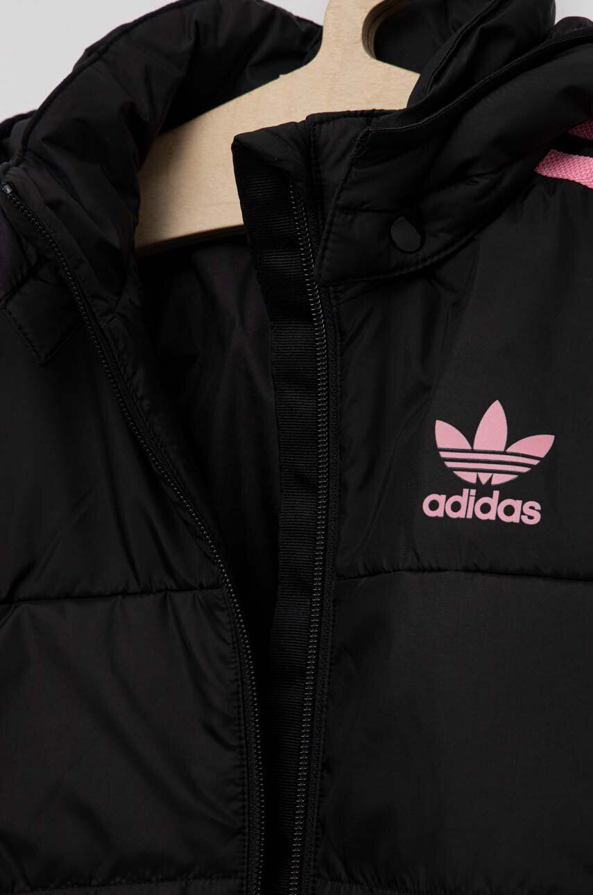 adidas Originals geaca copii culoarea negru - Pled.ro