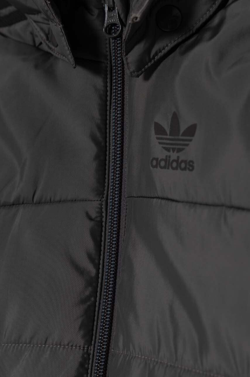 adidas Originals geaca copii culoarea gri - Pled.ro