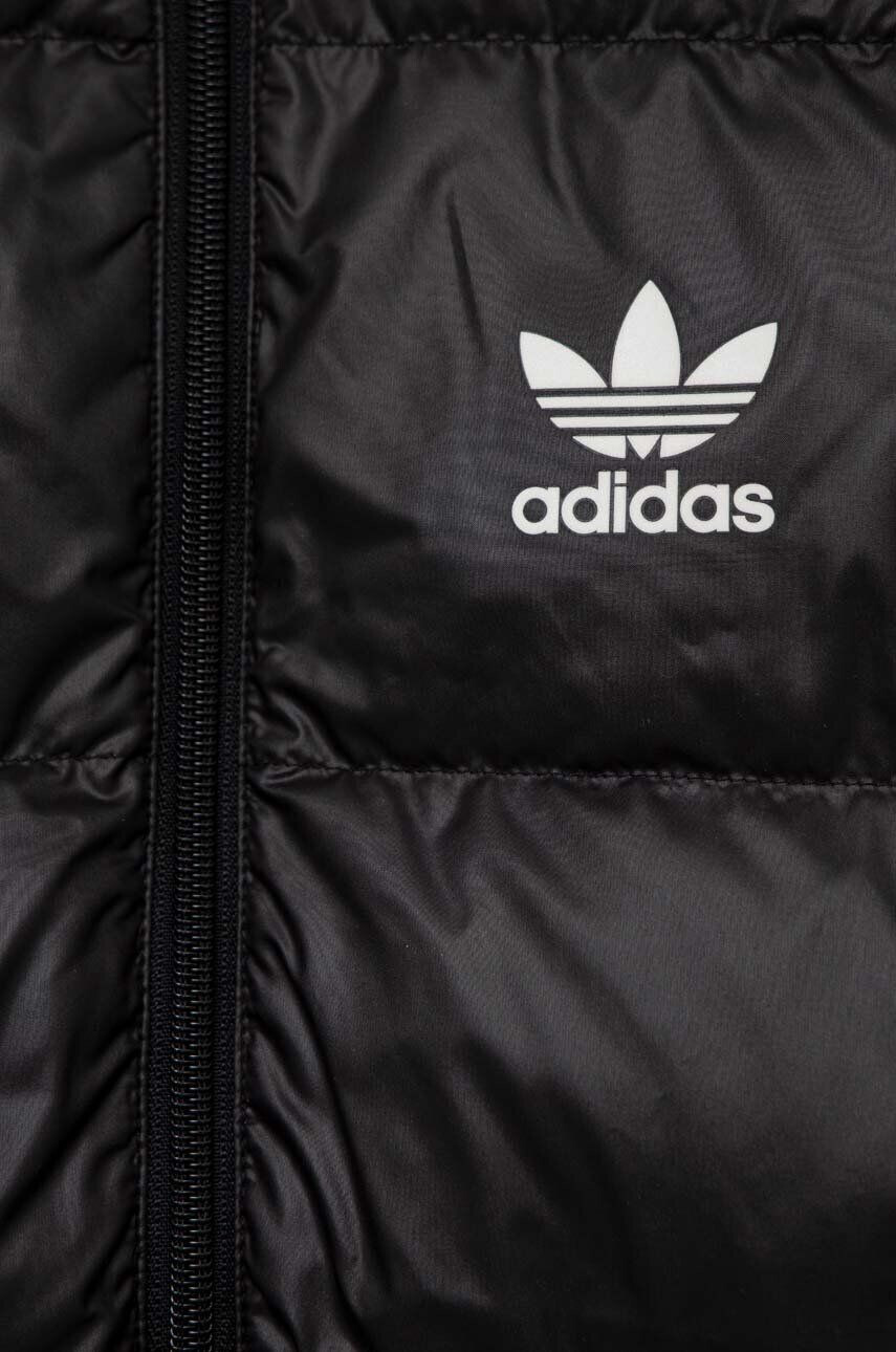 adidas Originals geaca de puf pentru copii DOWN JACKET ELO culoarea negru - Pled.ro