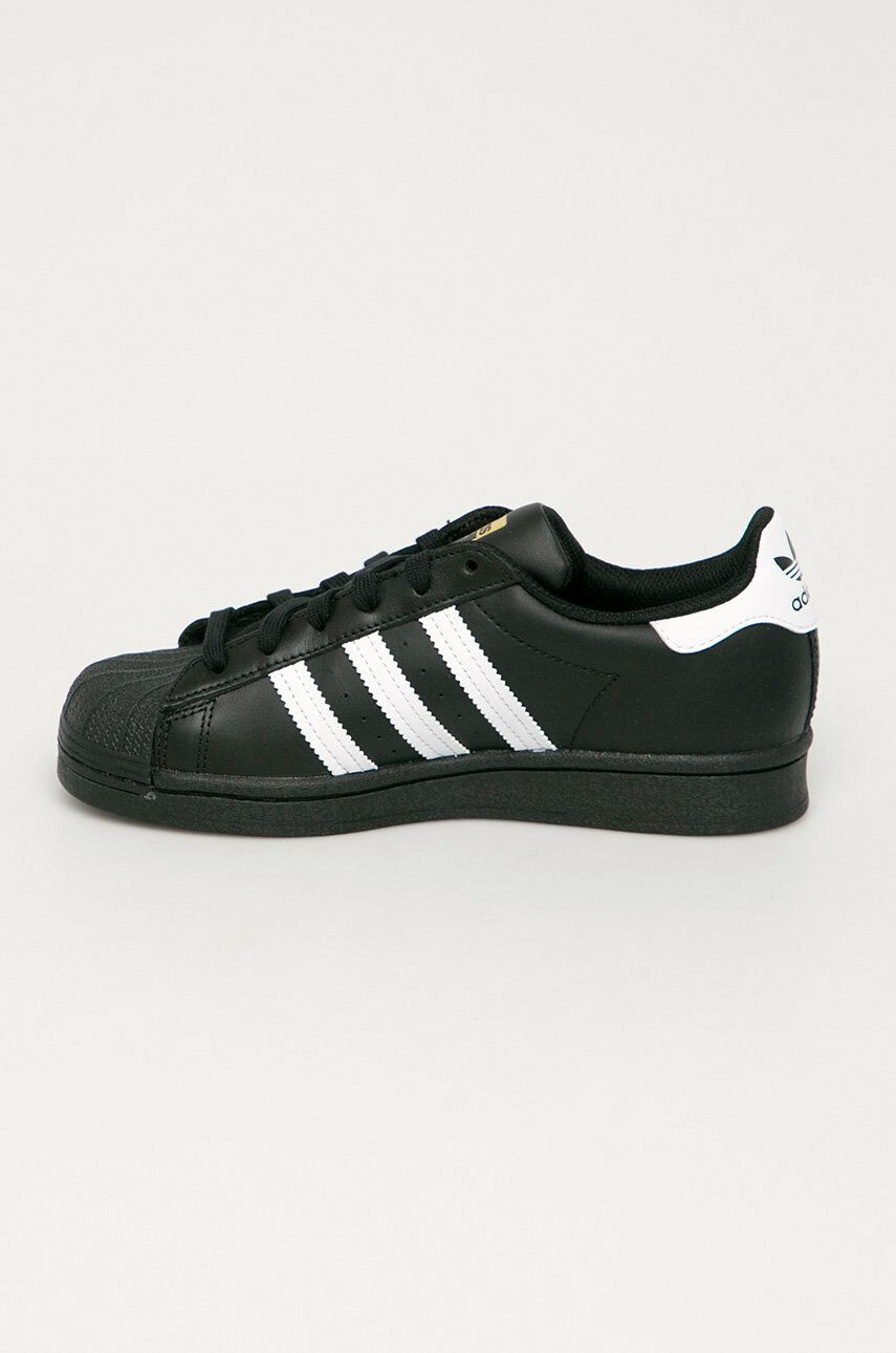 adidas Originals ghete de piele Superstar culoarea negru EF5398 - Pled.ro