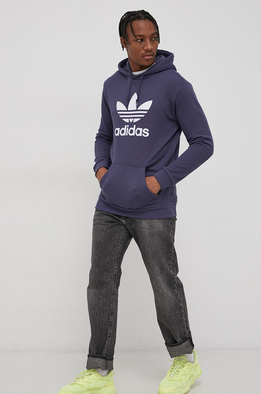 adidas Originals hanorac de bumbac HC4592 - Pled.ro