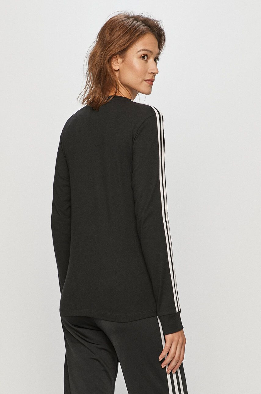 adidas Originals longsleeve femei culoarea negru - Pled.ro