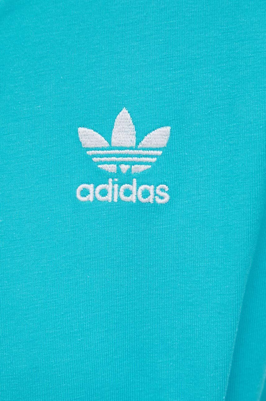 adidas Originals longsleeve Adicolor HE4958 femei culoarea turcoaz - Pled.ro