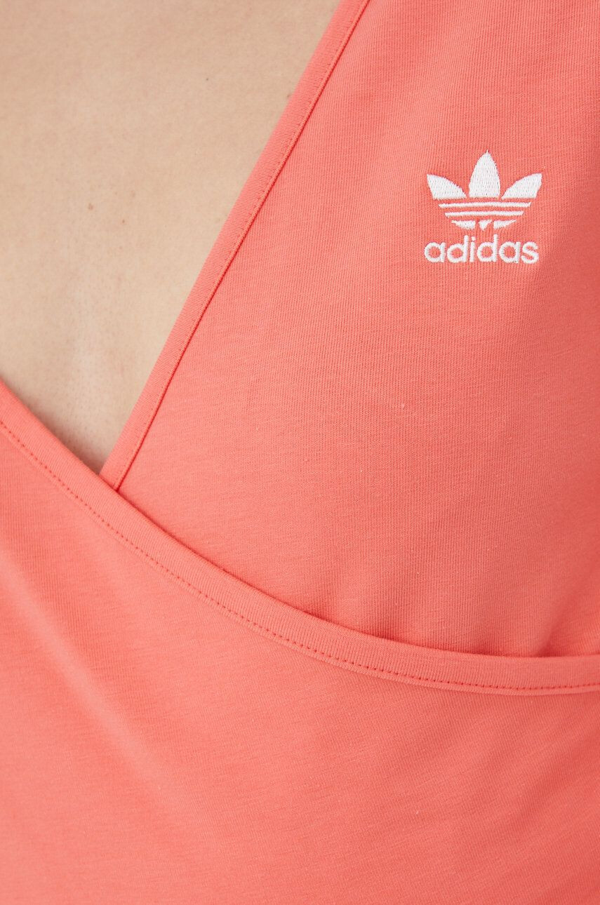 adidas Originals longsleeve Adicolor HC2050 femei culoarea roz - Pled.ro