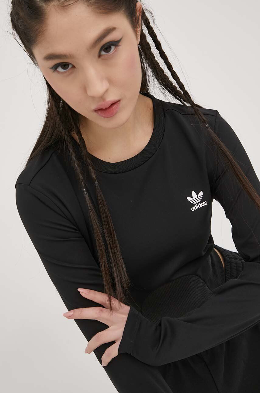 adidas Originals longsleeve Always Original HF2084 femei culoarea negru HF2084-BLACK - Pled.ro