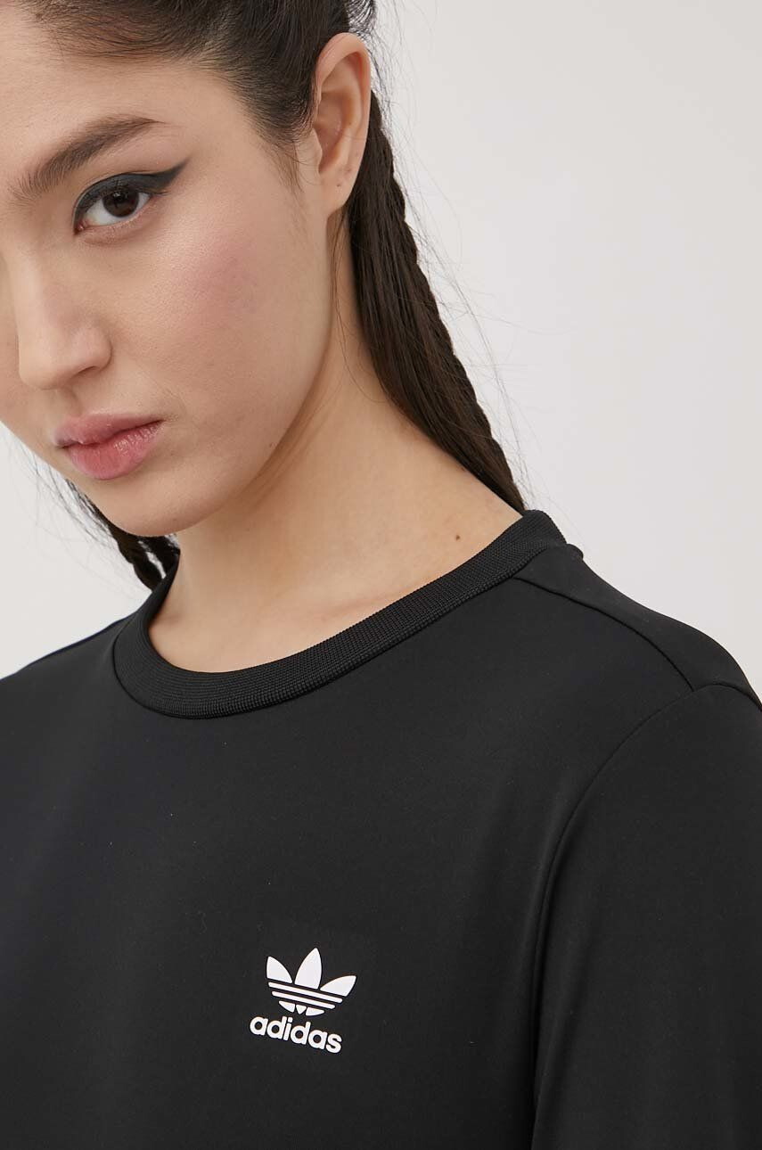 adidas Originals longsleeve Always Original HF2084 femei culoarea negru HF2084-BLACK - Pled.ro