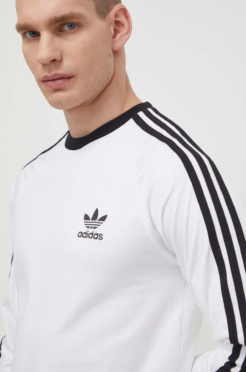 adidas Originals longsleeve din bumbac culoarea alb modelator IA4879-WHITE - Pled.ro