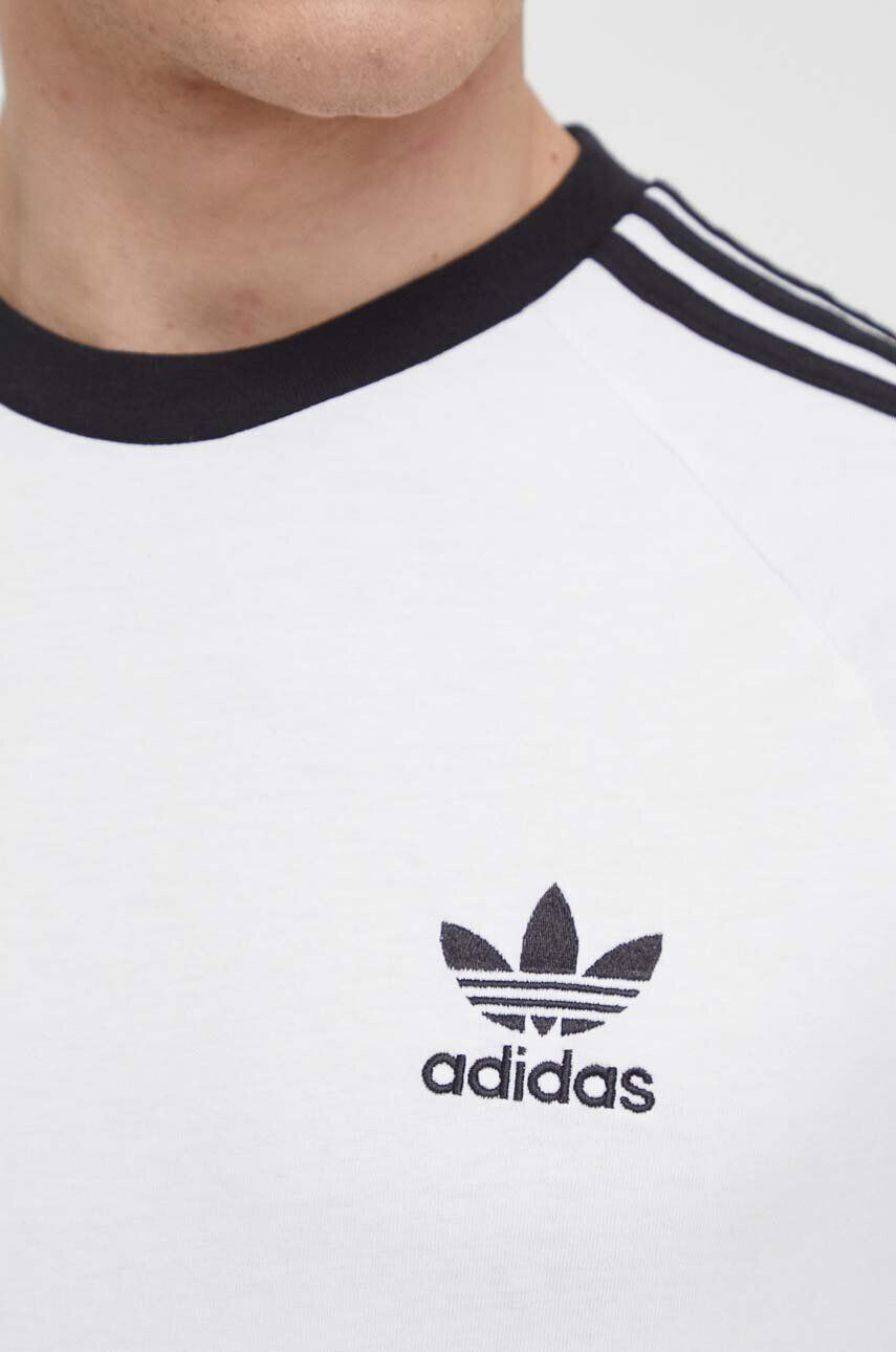 adidas Originals longsleeve din bumbac culoarea alb modelator IA4879-WHITE - Pled.ro