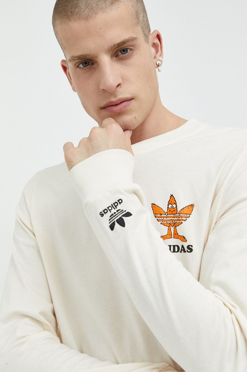 adidas Originals longsleeve din bumbac - Pled.ro