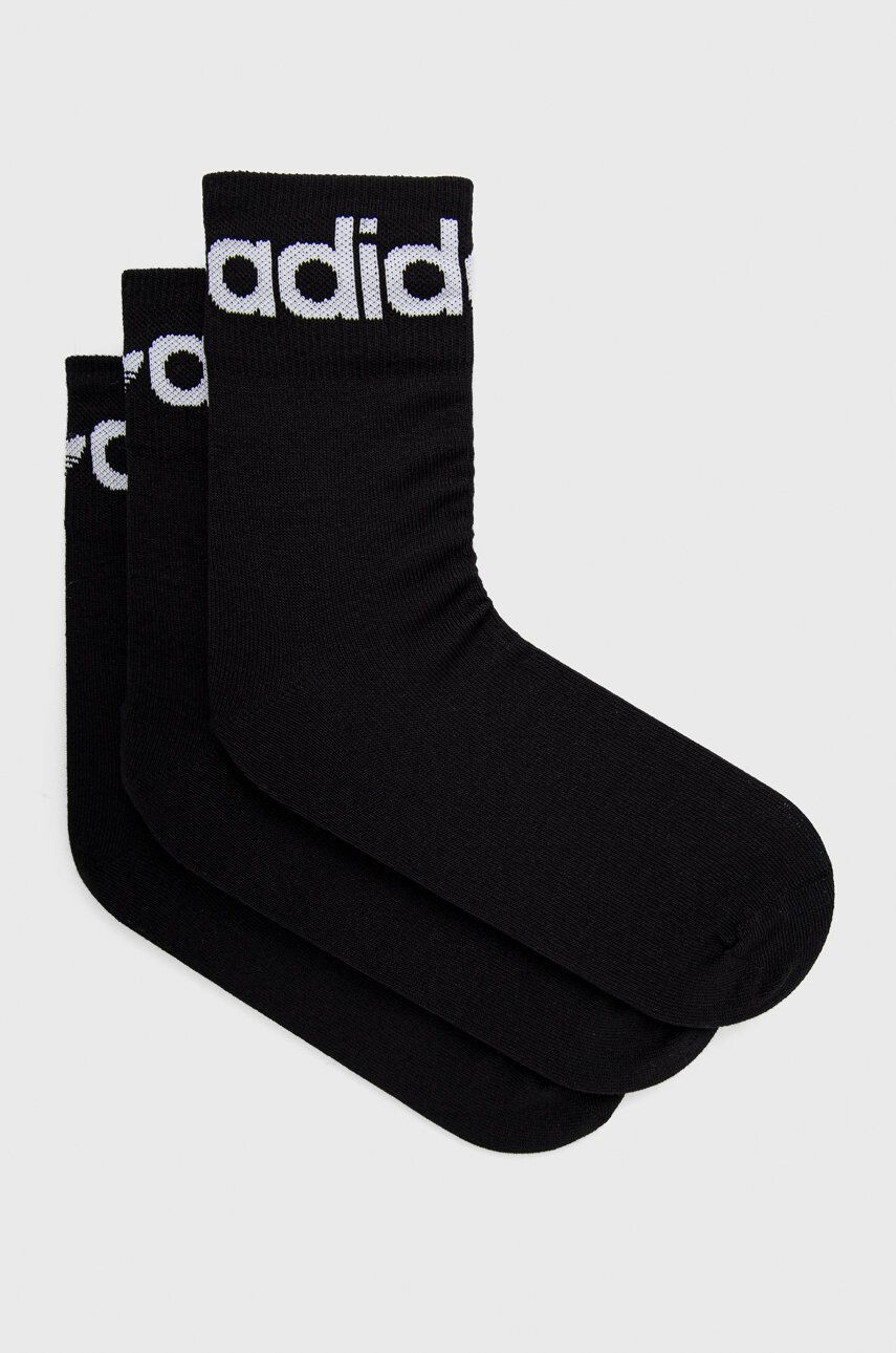 adidas Originals Șosete (3-pack) H32386 culoarea negru H32386-BLK/WHT - Pled.ro