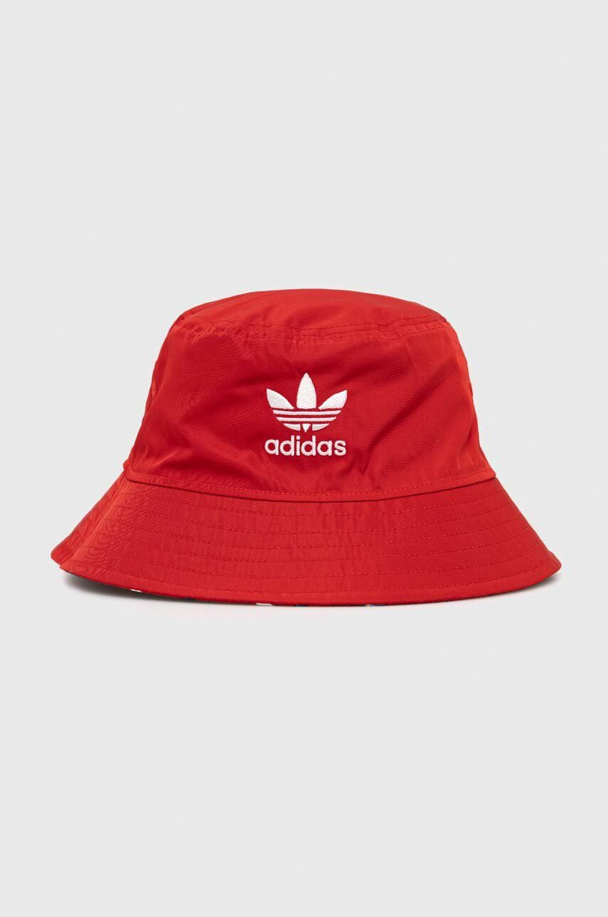 adidas Originals pălărie cu două fețe Thebe Magugu culoarea rosu - Pled.ro