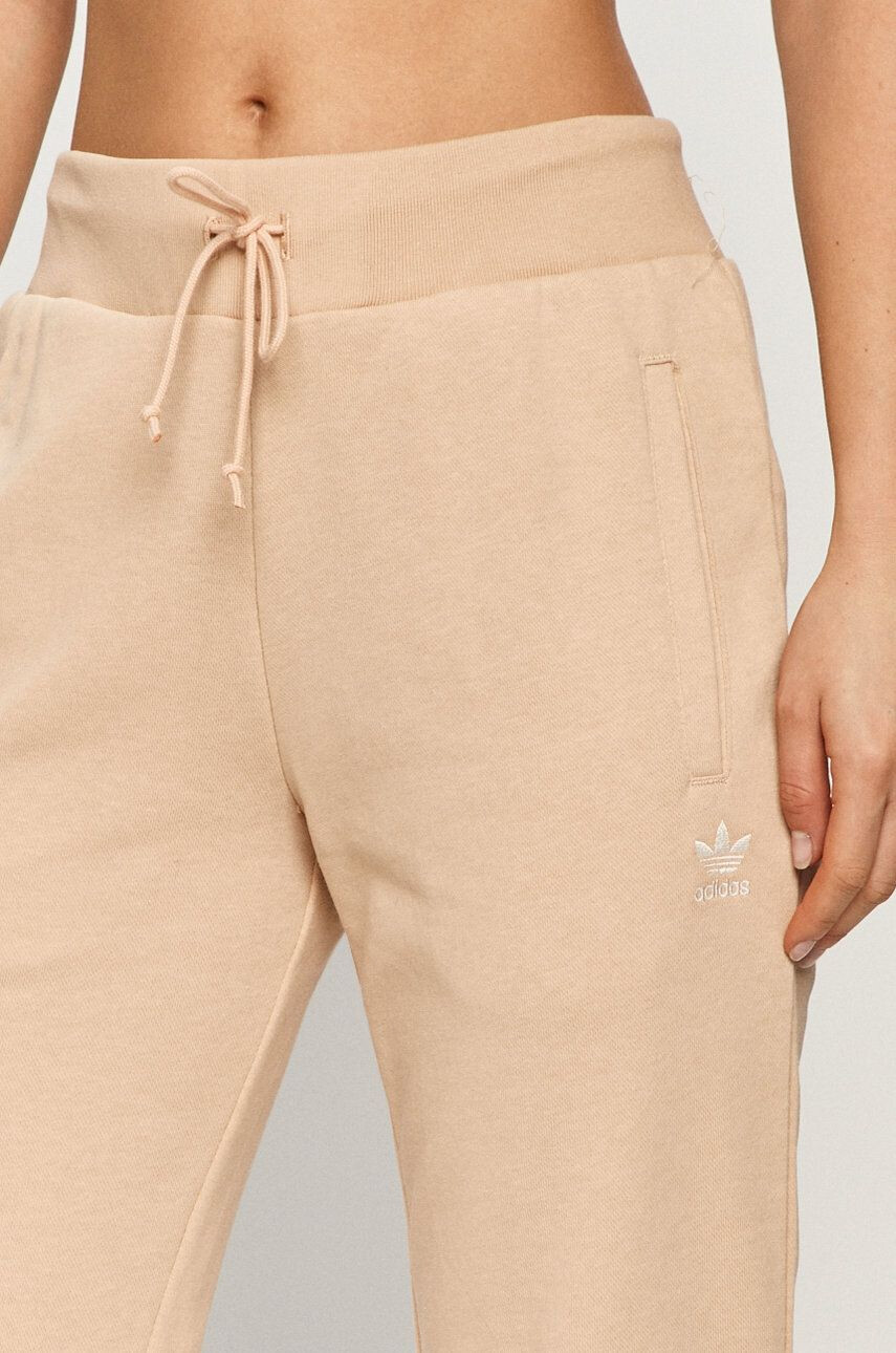 adidas Originals pantaloni femei culoarea maro - Pled.ro