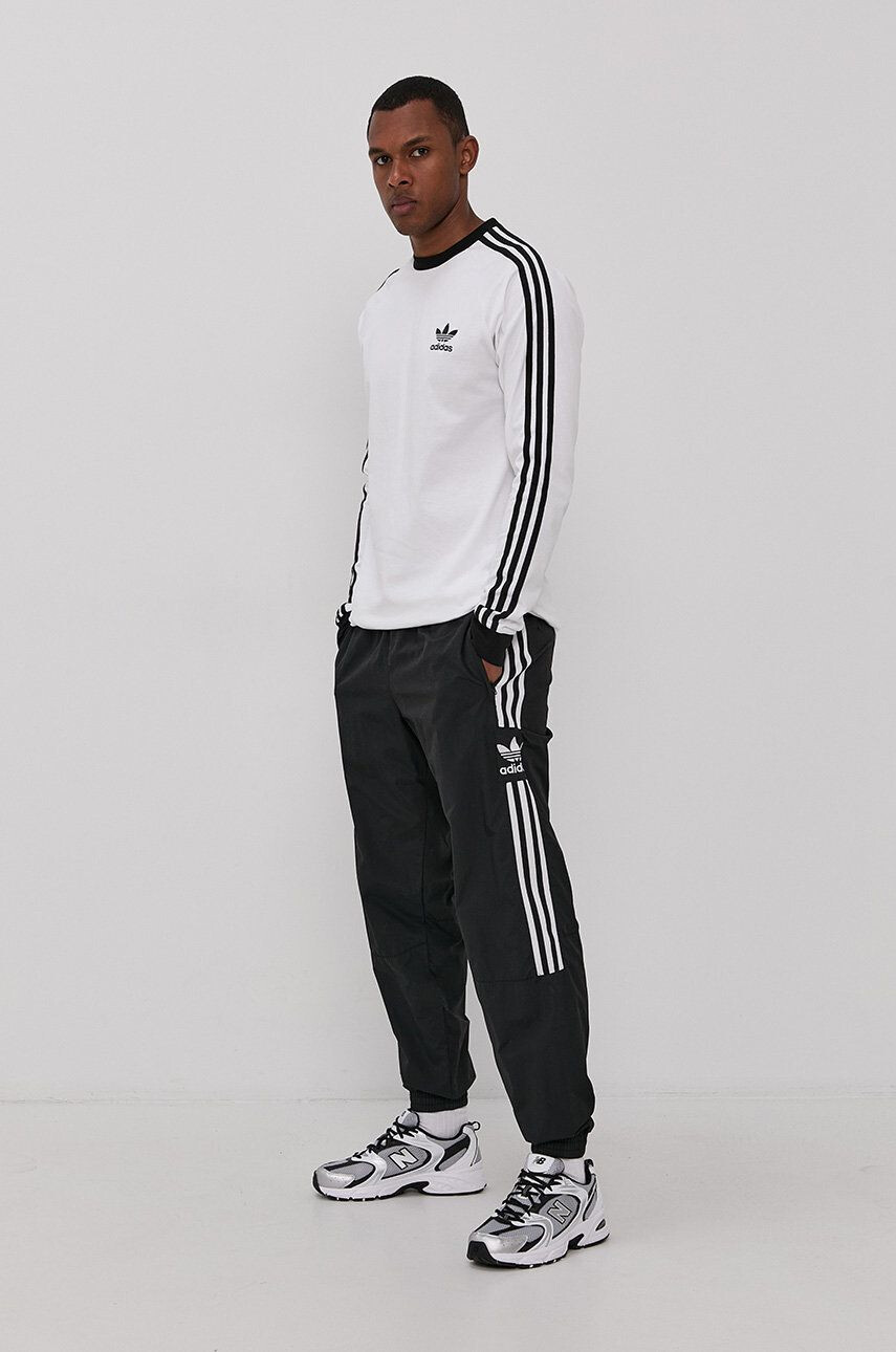 adidas Originals Pantaloni H41387 bărbați culoarea negru model drept H41387-BLACK - Pled.ro