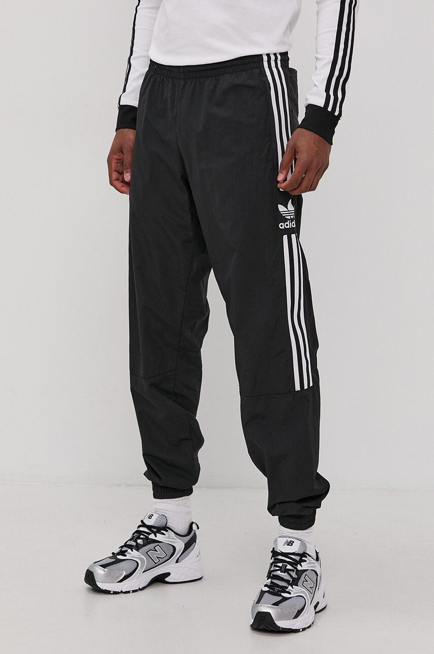 adidas Originals Pantaloni H41387 bărbați culoarea negru model drept H41387-BLACK - Pled.ro