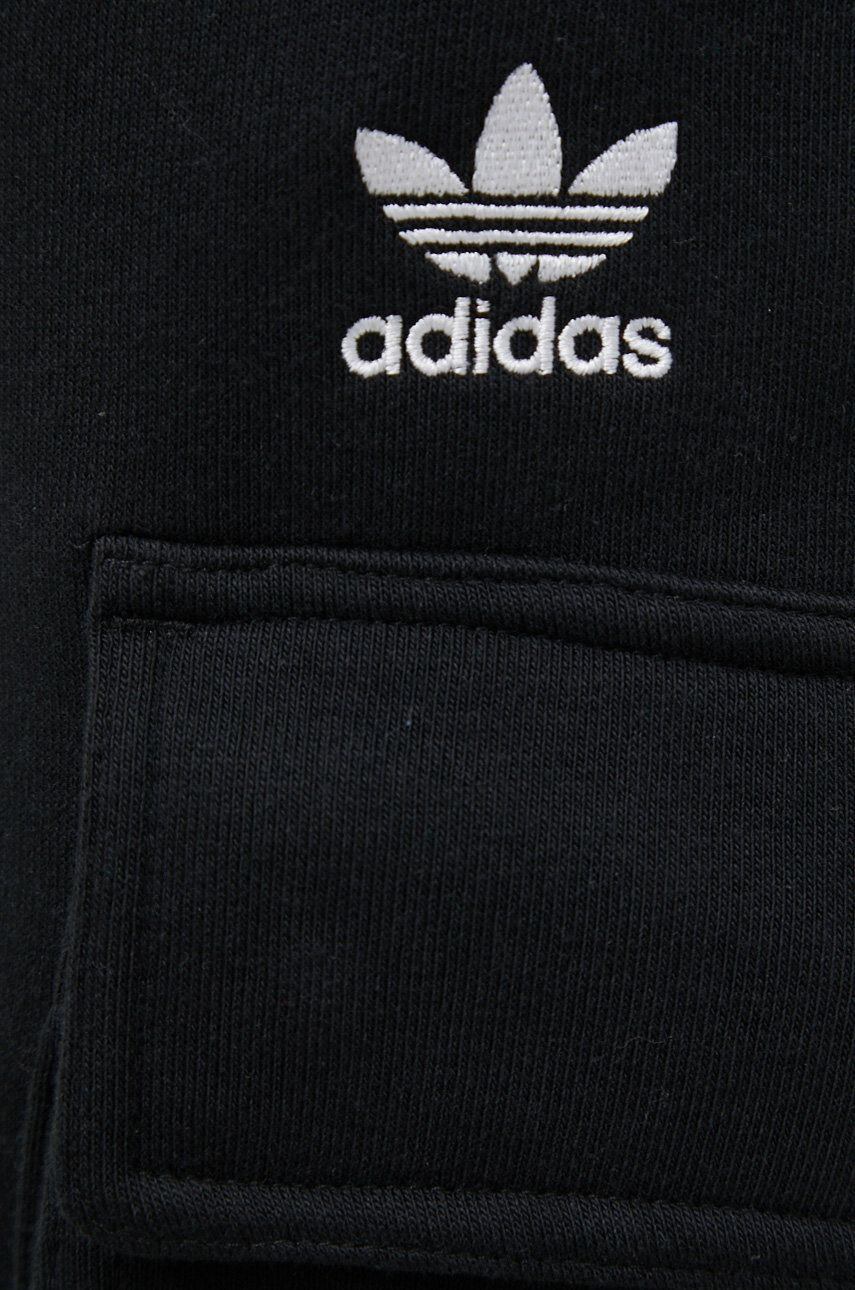 adidas Originals pantaloni HF7501 femei culoarea gri melanj HF7501-MGREYH - Pled.ro