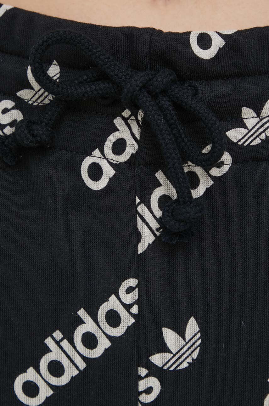 adidas Originals pantaloni HM4887 femei culoarea negru modelator - Pled.ro