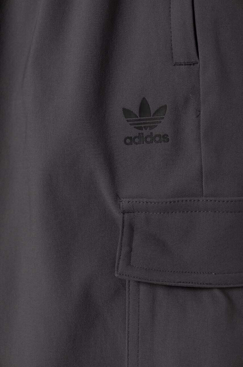 adidas Originals pantaloni copii culoarea gri neted - Pled.ro