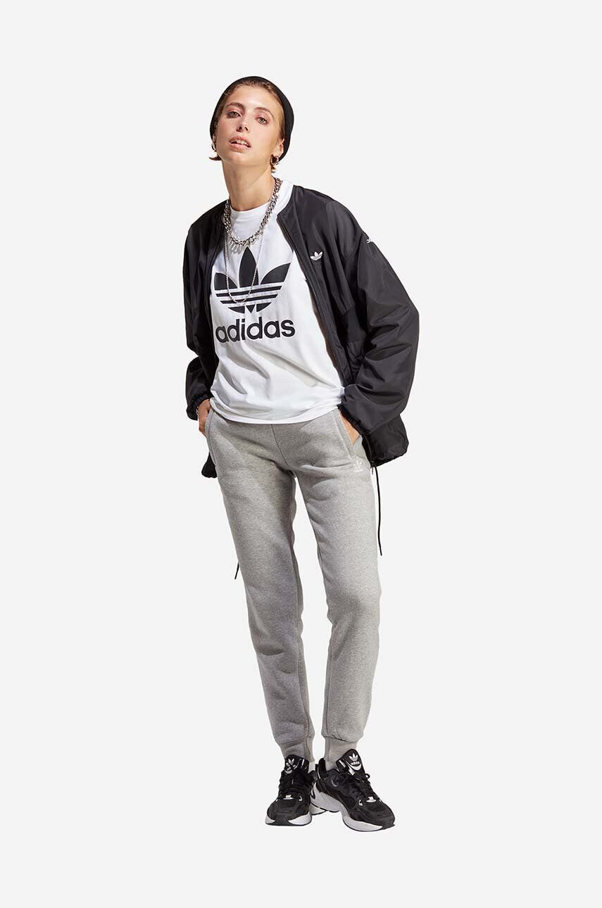 adidas Originals pantaloni de trening femei culoarea gri neted IA6460-MGREYH - Pled.ro