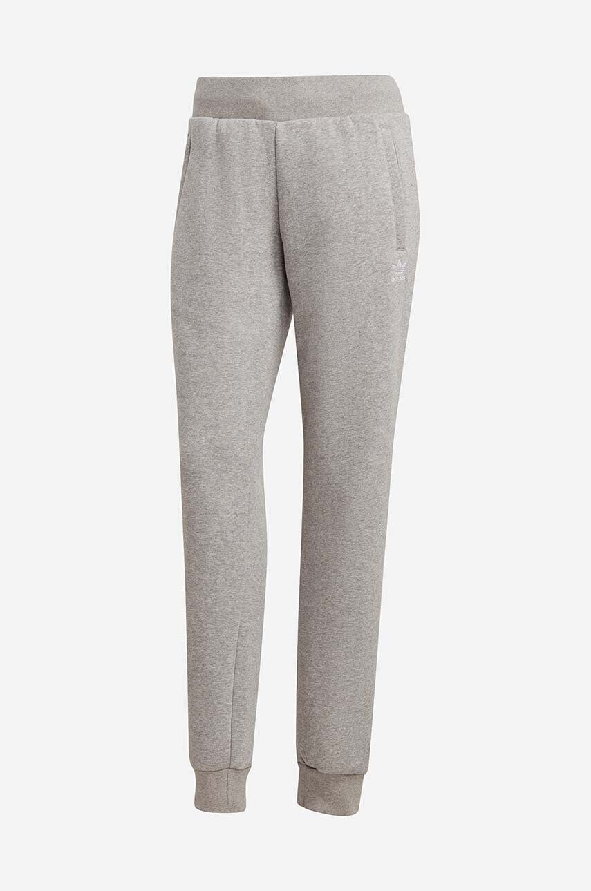 adidas Originals pantaloni de trening femei culoarea gri neted IA6460-MGREYH - Pled.ro