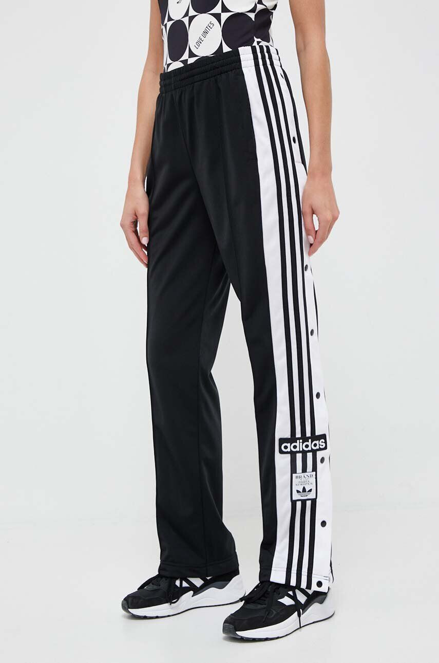 adidas Originals pantaloni de trening culoarea rosu neted - Pled.ro