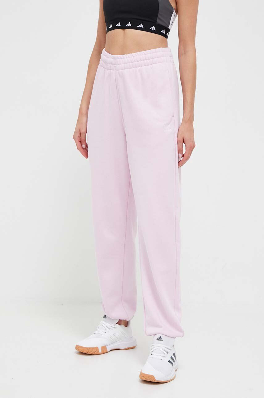 adidas Originals pantaloni de trening culoarea roz neted - Pled.ro