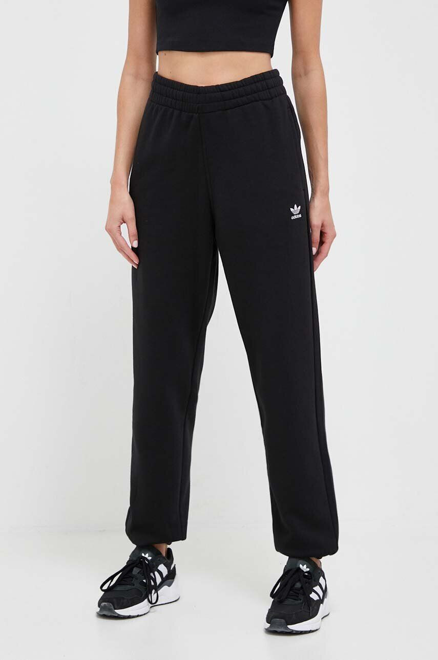 adidas Originals pantaloni de trening culoarea negru neted - Pled.ro