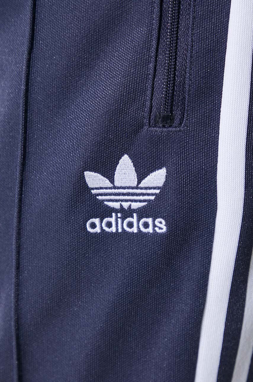 adidas Originals pantaloni de trening culoarea albastru marin cu imprimeu - Pled.ro