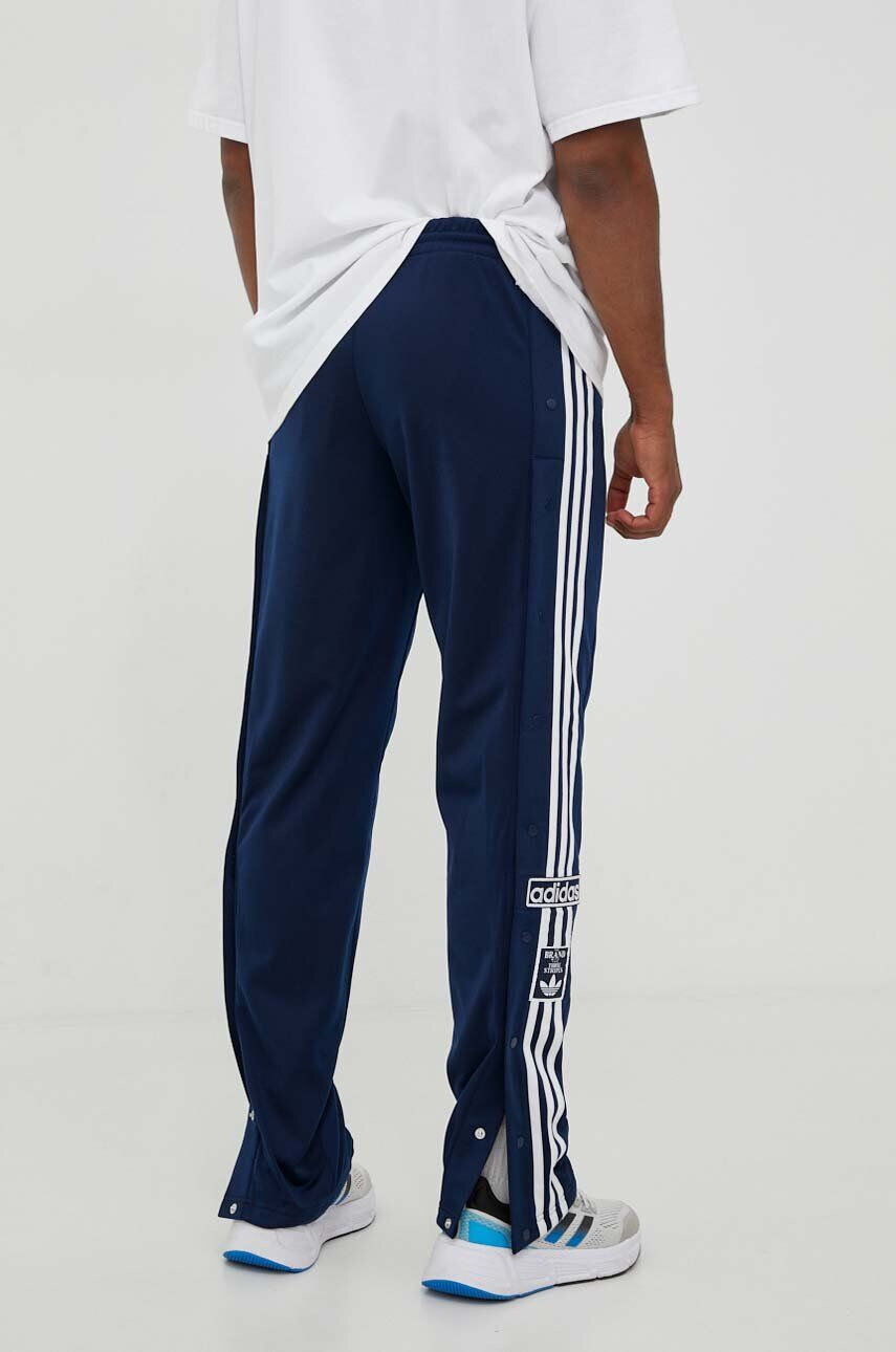 adidas Originals pantaloni de trening culoarea albastru marin cu imprimeu - Pled.ro