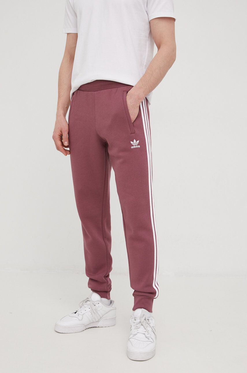 adidas Originals pantaloni de trening femei culoarea bej neted HJ7850-MAGBEI - Pled.ro